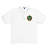U.S.V.I. MEN'S POLO (GREEN ALIEN)