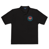 U.S.V.I. MEN'S POLO (RED ALIEN)