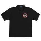 U.S.V.I. MEN'S POLO (BLACK ALIEN)