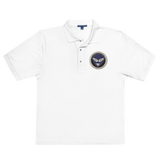 U.S.V.I. MEN'S POLO (NAVY ALIEN)