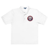 LA REPÚBLICA DOMINICANA MEN'S POLO (WHITE ALIEN)