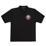 PUERTO RICO MEN'S POLO (WHITE ALIEN