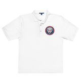 PUERTO RICO MEN'S POLO (WHITE ALIEN