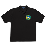 U.S.V.I. MEN'S POLO (LIGHT BLUE ALIEN)