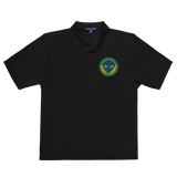 ST. VINCENT & THE GRENADINES MEN'S POLO (BLUE ALIEN)