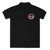 U.S.V.I. WOMEN'S POLO (BLACK ALIEN)
