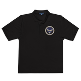 U.S.V.I. MEN'S POLO (NAVY ALIEN)