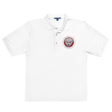 LA REPÚBLICA DOMINICANA MEN'S POLO (WHITE ALIEN)