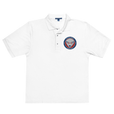 PUERTO RICO MEN'S POLO (WHITE ALIEN)