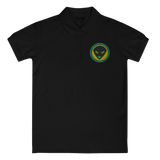 JAMAICA WOMEN'S POLO (BLACK ALIEN)